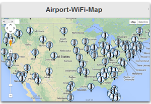 Airport Wifi Finder Map