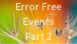 Error Free Events